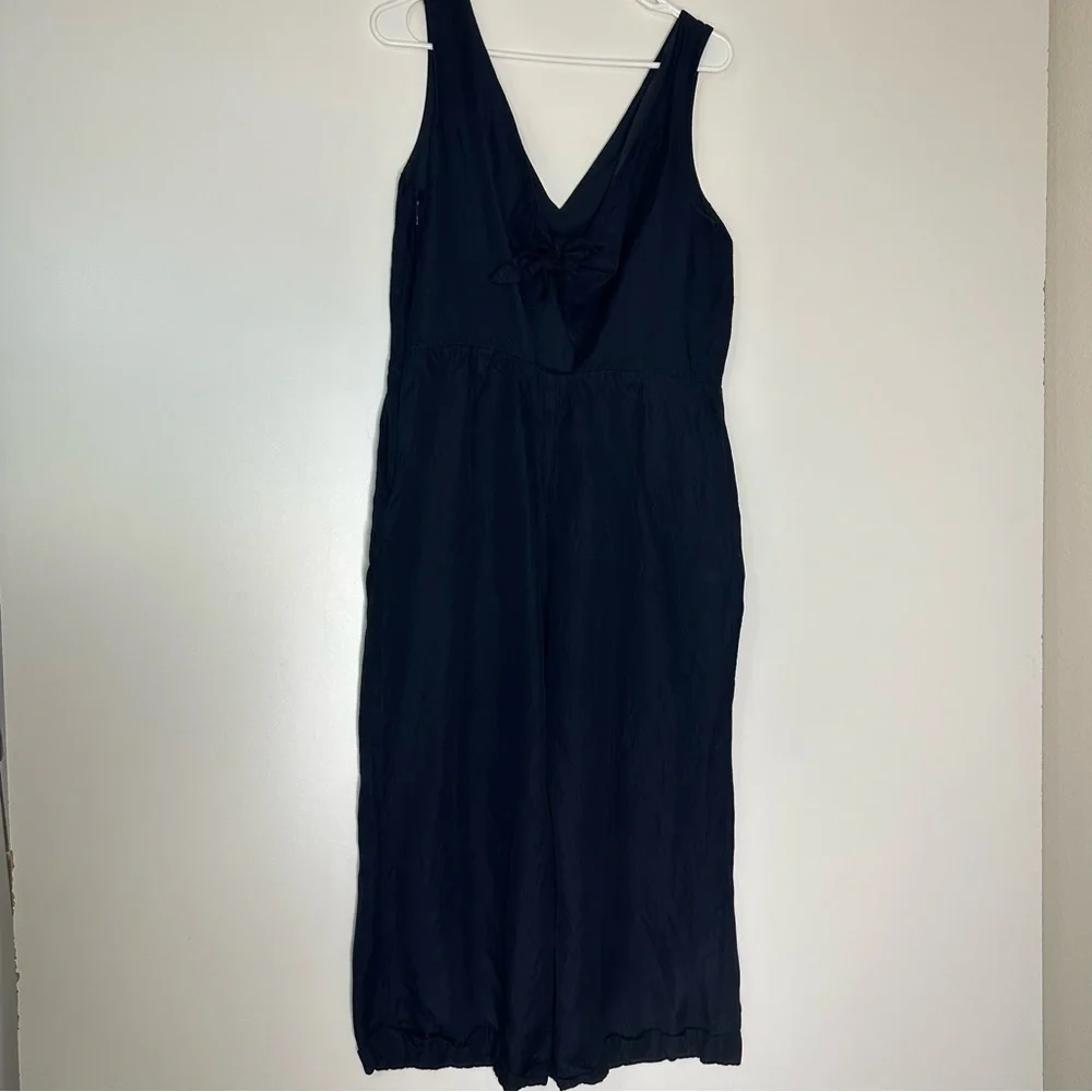 Banana Republic jumpsuit back tie linen blend - Picture 16 of 16